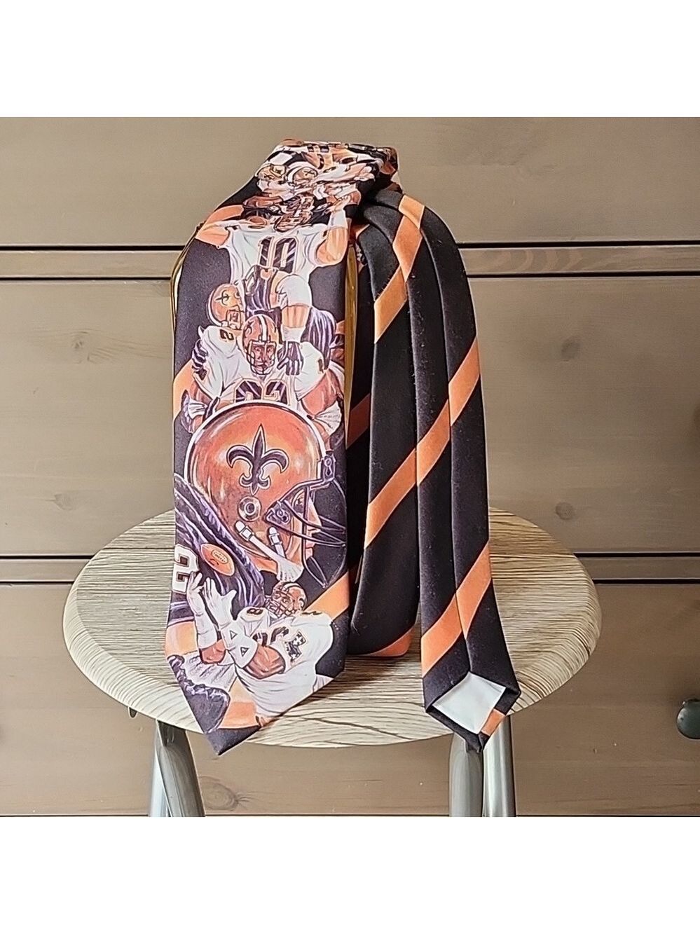 NFL VINTAGE NEW ORLEANS SAINTS RALPH MARLIN NECKTIE